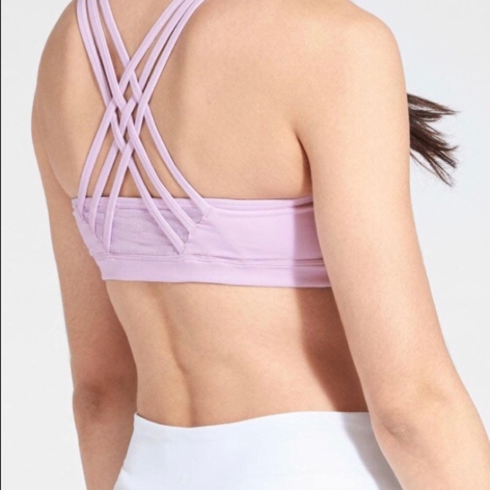 Athleta Strappy Sports Bra Fully Focused xxs